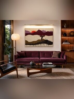 LARGE Original Vintage ANTONINE, SIGNED Fine Art 20x29 Mid-Century Modern Style